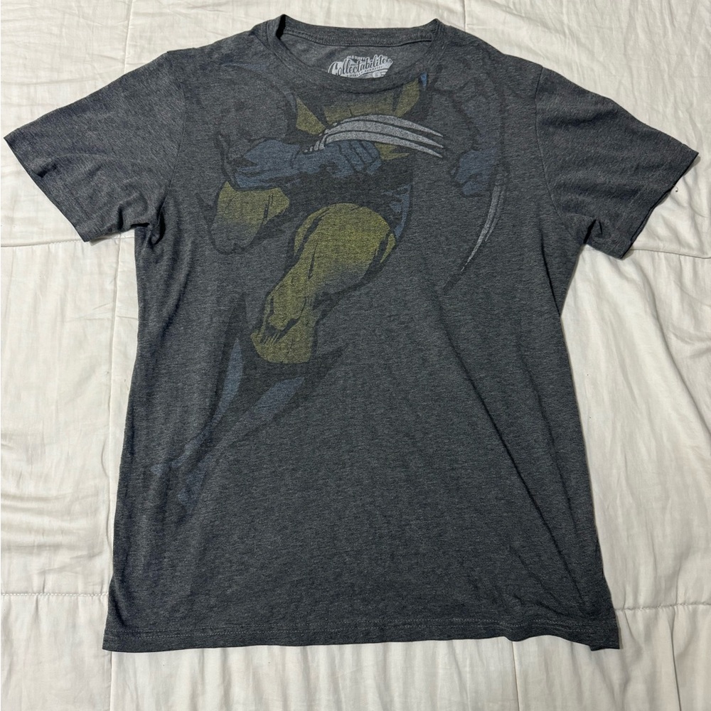 Men's Grey Wolverine Graphic T-Shirt